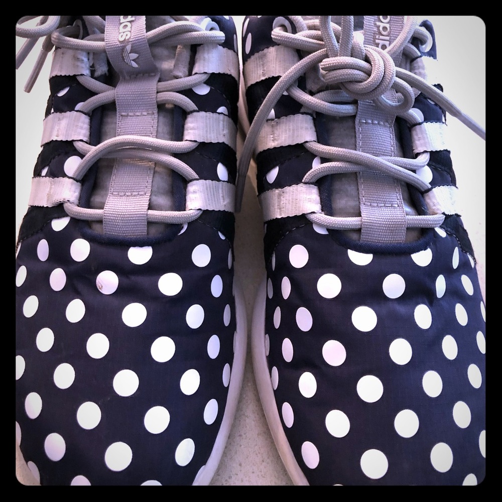 Women’s Adidas SL Loop Polka Dot Seakers Size 8.0